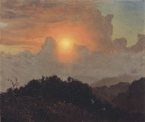 Frederic E.Church Cloudy Skies Spain oil painting art